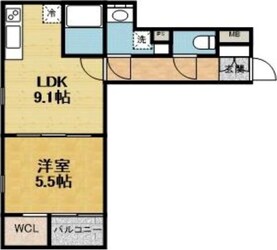 ゼニス北城内の物件間取画像